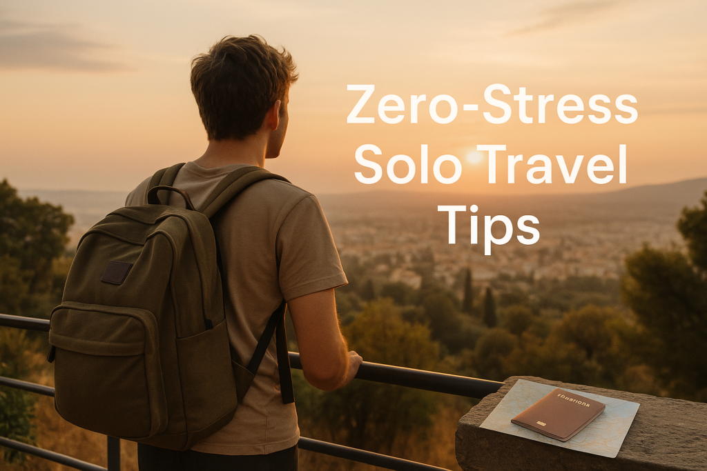 How to Plan a Zero-Stress Solo Trip: Tips for First-Time Travelers
